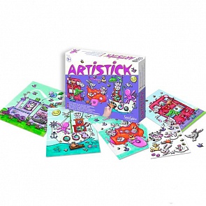 Набор для аппликации - Ноев ковчег, с наклейками (SentoSpherE, 323k)